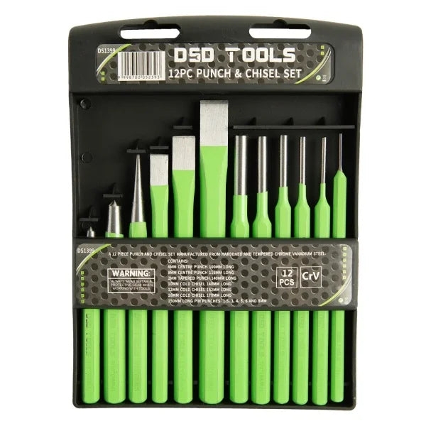 12-piece punch and chammers set DS1399