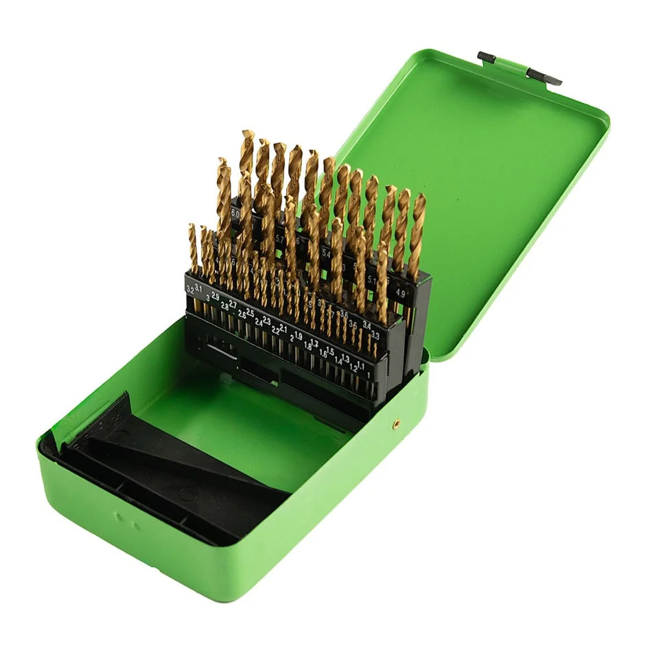 51 PCS ENGINEERING HSS METRIC DRILL BIT SET 1 mm - 6 mm DS1434