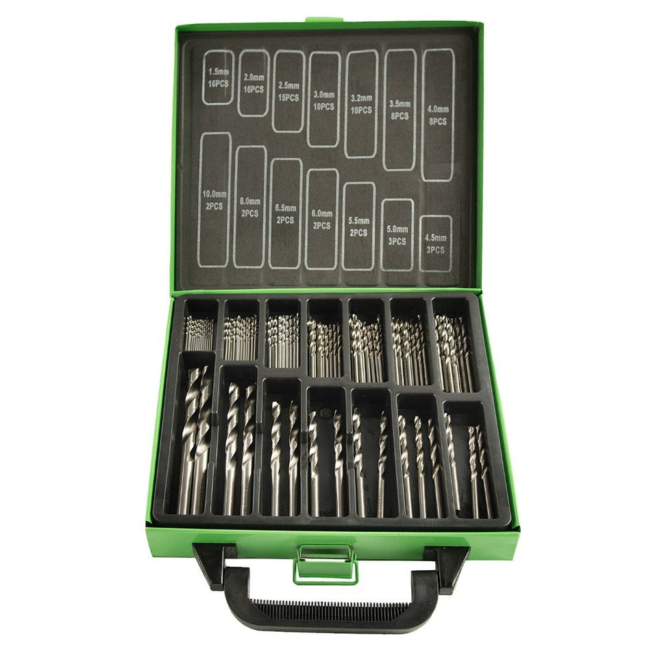 99 vnt. HSS metrinių grąžtų rinkinys 1.5 - 10 mm DS1436