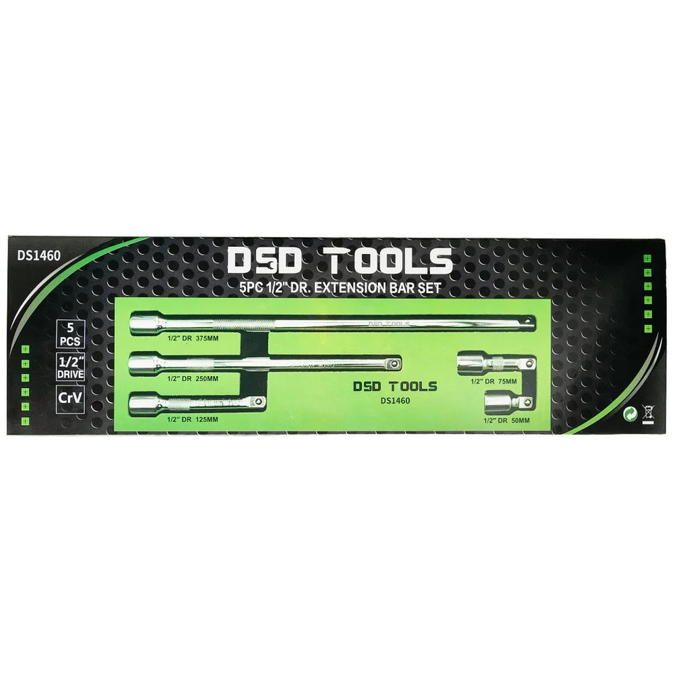 5 PCS. 1/2" EXTENSION ROD SET DS1460