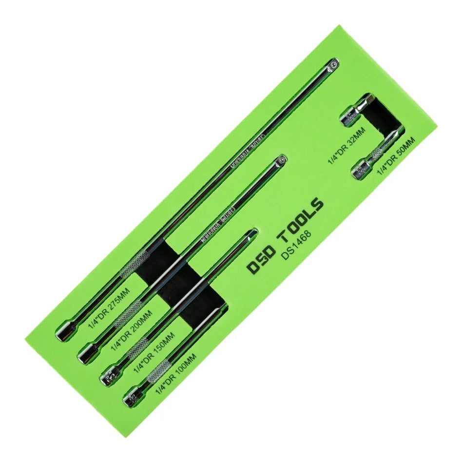 6 PCS. 1/4" EXTENSION ROD SET DS1468