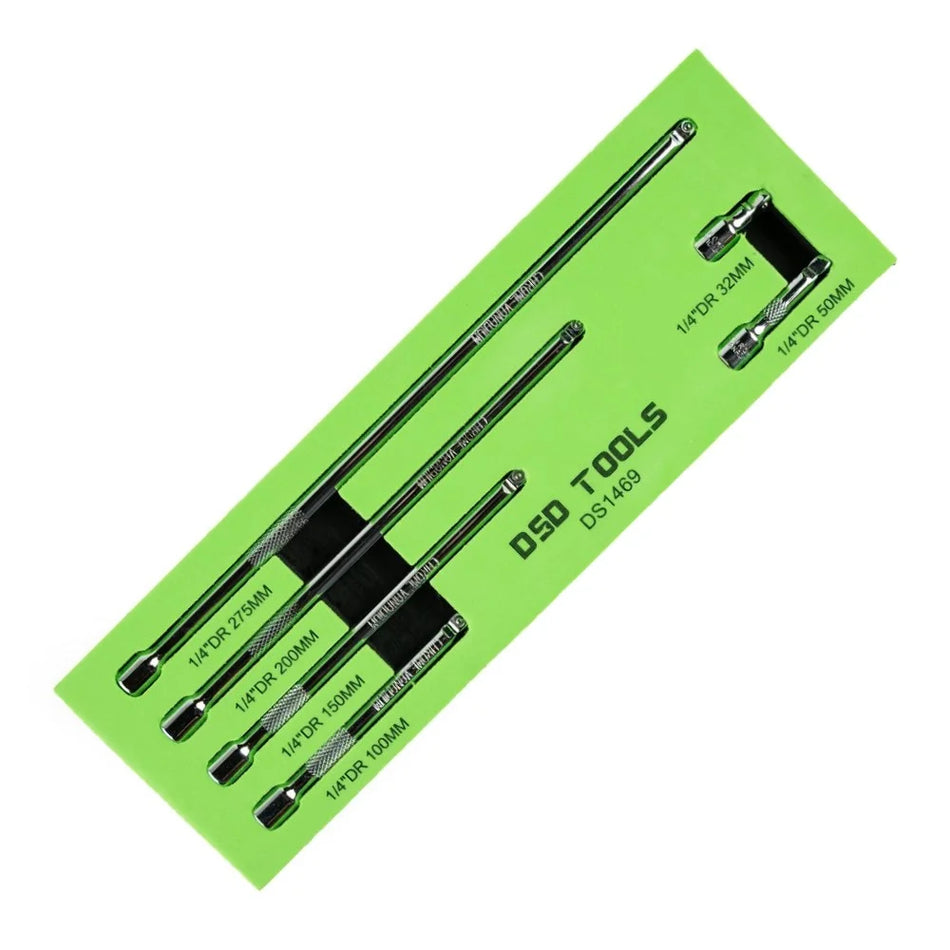 6 PCS. 1/4" FLEXIBLE EXTENSION ROD SET DS1469