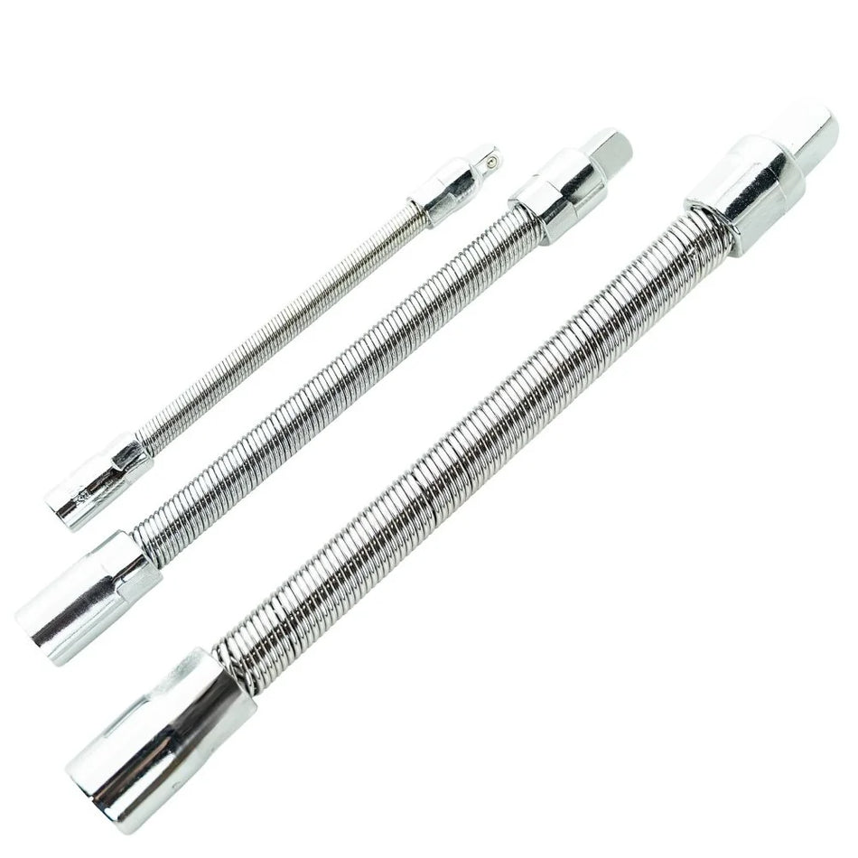 3 PCS. FLEXIBLE EXTENSION SET – 1/4" 3/8" 1/2" DS1476