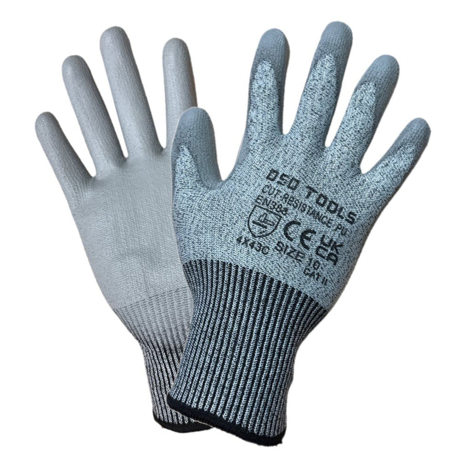 ATSPARIOS CUTTING LEVEL 5 PROTECTIVE WORK GLOVES SIZE XL - PACK OF 12 PAIRS DS2001