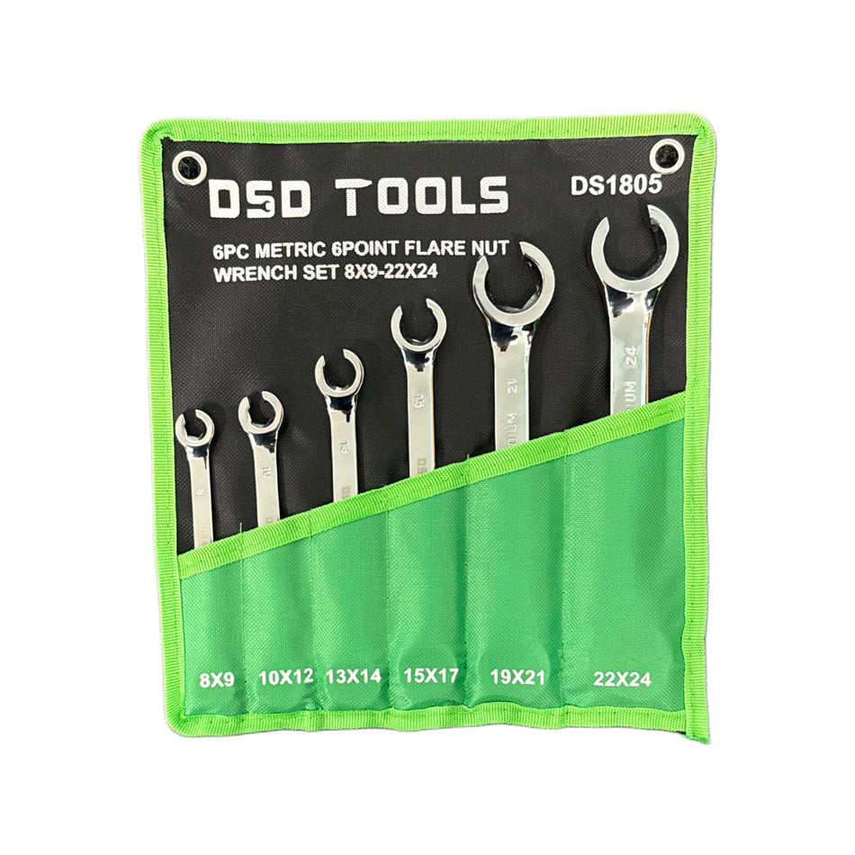 6-PIECE HEXAGONAL TUBULAR WRENCH SET DS1805