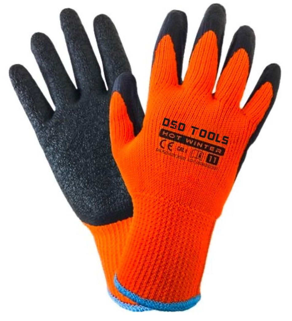 Winter, strong grip gloves, size XL – pack of 12 pairs DS1290